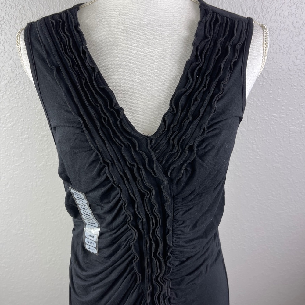 NWT Black‎ Ruffle Tank - Picture 3 of 9